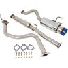 4.5" 1996-2000 Honda Civic 1.6L Burnt Tip Blue Muffler Catback Cat Back Exhaust System