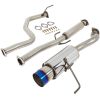 4.5" 1996-2000 Honda Civic 1.6L Burnt Tip Blue Muffler Catback Cat Back Exhaust System