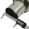 1992-2000 Honda Civic 1.6L 4" Rolled Muffler Tip 2.25" Stainless Catback Exhaust System