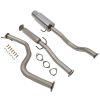 1992-2000 Honda Civic 1.5L 1.6L Catback Exhaust System 4.5" Rolled Flat Muffler Tip 2.25"