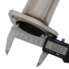 1992-2000 Honda Civic 1.5L 1.6L Catback Exhaust System 4.5" Rolled Flat Muffler Tip 2.25"