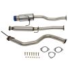 1992-2000 Honda Civic 1.5L 1.6L 4.5" Rolled Burnt Tip Muffler Catback Exhaust System