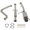 4 inch 1992-1996 Honda Prelude 2.2L 2.3L 4" Burnt Tip Blue Muffler Catback Exhaust System