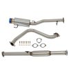 4 inch 1992-1996 Honda Prelude 2.2L 2.3L 4" Burnt Tip Blue Muffler Catback Exhaust System
