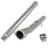 Exhaust Pipe Muffler 4" for 2008-2010 Ford F250 F350 F450 F550 Super Duty 6.4L