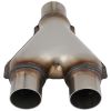 Dual Stainless Exhaust Y-Pipe Adapter Connector Coupling 2" Single To 2"