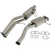 1989-1994 Nissan 240SX 2.4L Dual 3.5" Tip Catback Muffler Pipe Exhaust System