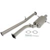 2002-2007 Subaru Impreza 2.0L 2.5L Exhaust Catback Muffler Pipe Oval 3.5" Tip System Turboback