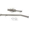 1995-1998 Nissan 240SX 2.4L 4.5" Round Tip Muffler Pipe Catback Exhaust System
