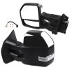 Tow Mirrors Chrome Pair for 2015-2020 Ford F150 Power Heated Turn Signal Puddle Lamp