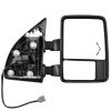 Tow Mirrors Chrome Pair for 1999-2007 Ford F250 F350 F450 550 Super Duty Excursion Power Heated Turn Signal Arrow Lamp
