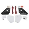 Towing Mirror Chrome Pair for 1998-2002 Dodge Ram 1500 2500 3500 Power Heated Turn Signal