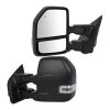 8PIN Towing Mirror Pair for 2015-2020 Ford F150 Power Heated Turn Signal Puddle Lamp