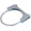 4" U BOLT CLAMP Saddle Style 5/16" Rod Economy Exhaust Clamp Mild Steel