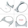 5" U BOLT CLAMP Saddle Style 5/16" Rod Economy Exhaust Clamp Mild Steel