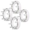 4Pcs 1.5" 8Lug 8x6.5 126.15mm Wheel Spacers for 12-22 Ram 2500 3500 88-10 Chevy Silverado GMC Sierra C/K 2500 3500