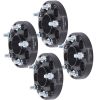 4Pcs 1" 5Lug 5x4.5 Wheel Spacers 67.1mm 12x1.5 for 06-12 Ford Fusion 03-18 Hyundai Azera Elantra 04-19 Mazda 3 5 6