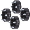 4Pcs 2" 6Lug 6x5.5 Wheel Spacers 106mm 12x1.5 for 03-23 Lexus GX460 GX470 89-23 Toyota 4Runner FJ Cruiser Sequoia Tacoma Tundra