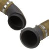 Black 3" Turbo Downpipe Exhaust for 2004.5-2010 Chevy GMC LLY LBZ LMM 6.6L Duramax Diesel
