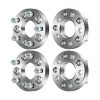 4Pcs 1" 5Lug 5x110 to 5x4.5 Wheel Spacers Apdaters 65.1mm 12x1.25 for 97-12 Chevy Malibu HHR Cobalt 00-10 Saturn LS LS1 LS2