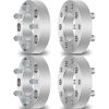 4Pcs 1.5" 5x5.5 to 5x5 Wheel Adapter 87.1mm 1/2" for 66-06 Ford Bronco E150 F150 79-01 Dodge D150 Ramcharger Ram 1500