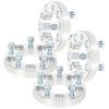 4Pcs 25mm 1" 5x4.5 Wheel Spacers 82.5mm 1/2" for 65-14 Ford Edge Explorer Fairlane Mustang Ranger 84-12 Jeep Cherokee Liberty Wrangler