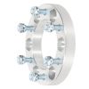 4Pcs 1" 6x5.5 Wheel Spacers 70.5mm 12x1.5 for 13-22 Ford Ranger 95-22 Toyota Tacoma 09-10 Hummer H3T