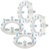 4Pcs 1" 6x5.5 Wheel Spacers 108mm 14x1.5 for 88-22 Chevy Silverado Tahoe GMC Sierra Yukon C2500 K1500 K2500