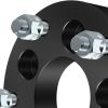 4Pcs 1.25" 5x4.5 to 5x5.5 Wheel Adapters 73mm 1/2" for 67-11 Ford Mustang Ranger 80-12 Jeep Grand Cherokee Liberty Wrangler