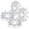 4Pcs 1.5'' 8x6.5 Wheel Spacers 130mm 14x1.5 for 88-14 Chevy Silverado Suburban GMC Savana Sierra C/K 2500 3500 12-22 Ram 2500 3500