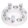 4Pcs 1" 5x4.5 5x114.3 Wheel Spacers 82.5mm 12x1.5 for 01-12 Ford Escape Fusion 95-21 Honda Accord CRV Civic Odyssey