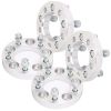 4Pcs 1" 5x4.5 5x114.3 Wheel Spacers 82.5mm 12x1.5 for 01-12 Ford Escape Fusion 95-21 Honda Accord CRV Civic Odyssey