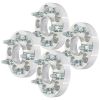 4Pcs 1" 5Lug 5x110 Wheel Spacers 65.1mm 12x1.25 for 15-17 Chrysler 200 14-23 Jeep Cherokee 13-16 Dodge Dart