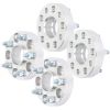 4Pcs 1.25" 5Lug 5x4.5 Wheel Spacers 64.1mm 12x1.5 for 96-23 Acura CL ILX MDX RDX RSX TL TLX 95-23 Honda Accord Civic CRV Odyssey