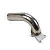 T3/T4 T04E 5 Bolt Flange 2.5" Stainless Turbo Exhaust Downpipe/Dump Pipe with Gasket