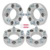 4Pcs 1.5" 5x135 to 5x5.5 Wheel Adapters 87.1mm 14x2 for 00-04 Ford Expedition F-150 Heritage 99-02 Lincoln Navigator Blackwood