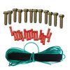 Black Exhaust Header Y-pipe Kit for 1999-2006 Chevy GMC GMT800 4.8L 5.3L 6.0L Silverado Sierra 2WD
