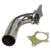 T3/T4 T04E 5 Bolt Flange 2.5" Stainless Turbo Exhaust Downpipe/Dump Pipe with Gasket