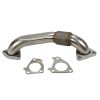 Passenger Side Exhaust Up Pipe for 2001-2016 Chevy GMC LB7 LLY LBZ LMM LML 6.6L Duramax SL