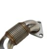 Passenger Side Exhaust Up Pipe for 2001-2016 Chevy GMC LB7 LLY LBZ LMM LML 6.6L Duramax SL