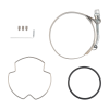 Hot Side Intercooler Pipe Kit for 2017-2021 Ford 6.7L Powerstroke F250 F350 F450 Super Duty Diesel Polished