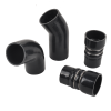 Black 3" Intercooler Pipe Boot Kit for 2002-2004 Chevy GMC 6.6L LB7 Duramax Diesel 2500HD 3500