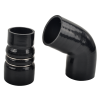 2004-2010 Chevy GMC 2500HD 3500HD 6.6L Duramax LLY LBZ LMM Hot Side Intercooler Pipe Hose Black
