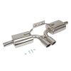 Stainless Catback Exhaust 3" Dual Tip Muffler for 97-04 Porsche Boxster/S 986 M96