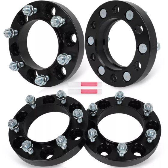 4Pcs 1" 6x5.5 Hub Centric Wheel Spacers 106mm 12x1.5 for 89-23 Toyota 4Runner Tacoma Tundra FJ Cruiser 10-23 Lexus GX460