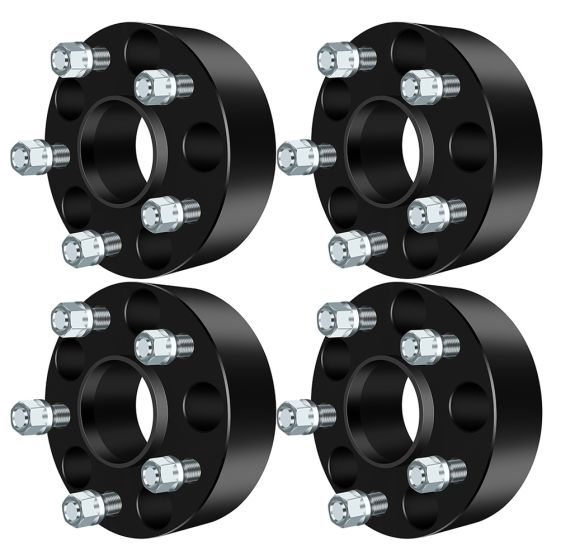 4Pcs 2" 5x5 Hubcentric Wheel Spacers 71.5mm 1/2" for 99-18 Jeep Wrangler JK Grand Cherokee Commander